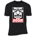 Obey Doom Men's Short Sleeve T-Shirt (White Print)