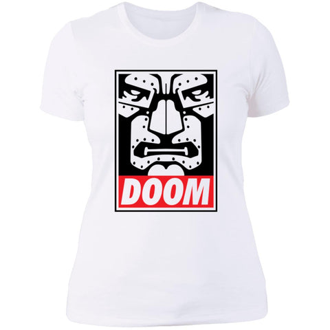 OBEY DOOM! Ladies' T-Shirt