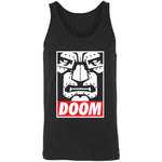 OBEY DOOM! Unisex Tank Top (White Print)