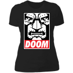 OBEY DOOM! Ladies' Boyfriend T-Shirt