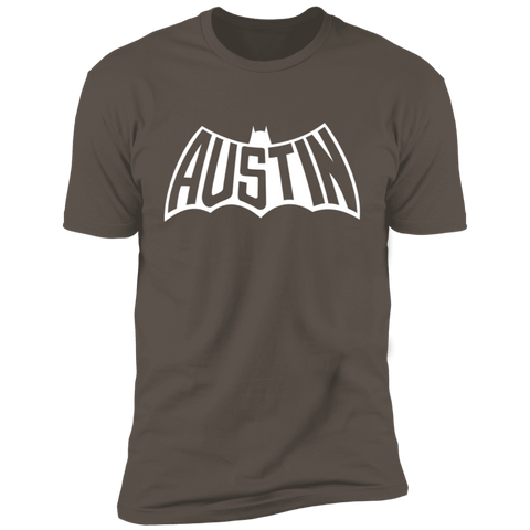 Austin Bat Mens T (White Imprint)