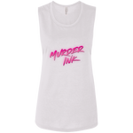 Murder Ink Ladies' White Tank