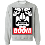 OBEY DOOM CREW NECK SWEATSHIRT