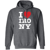 I Heart Irony Hoodie