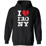 I Heart Irony Hoodie