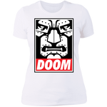 OBEY DOOM! Ladies' Boyfriend T-Shirt