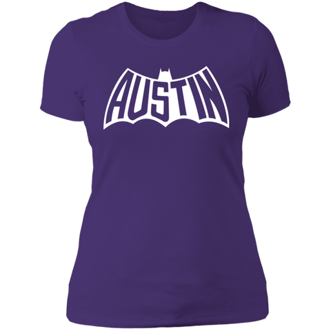 Austin Bat Ladies' T (White Imprint)