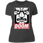 OBEY DOOM! Ladies' Boyfriend T-Shirt