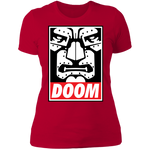 OBEY DOOM! Ladies' Boyfriend T-Shirt