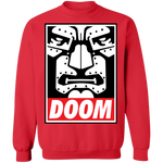 OBEY DOOM CREW NECK SWEATSHIRT